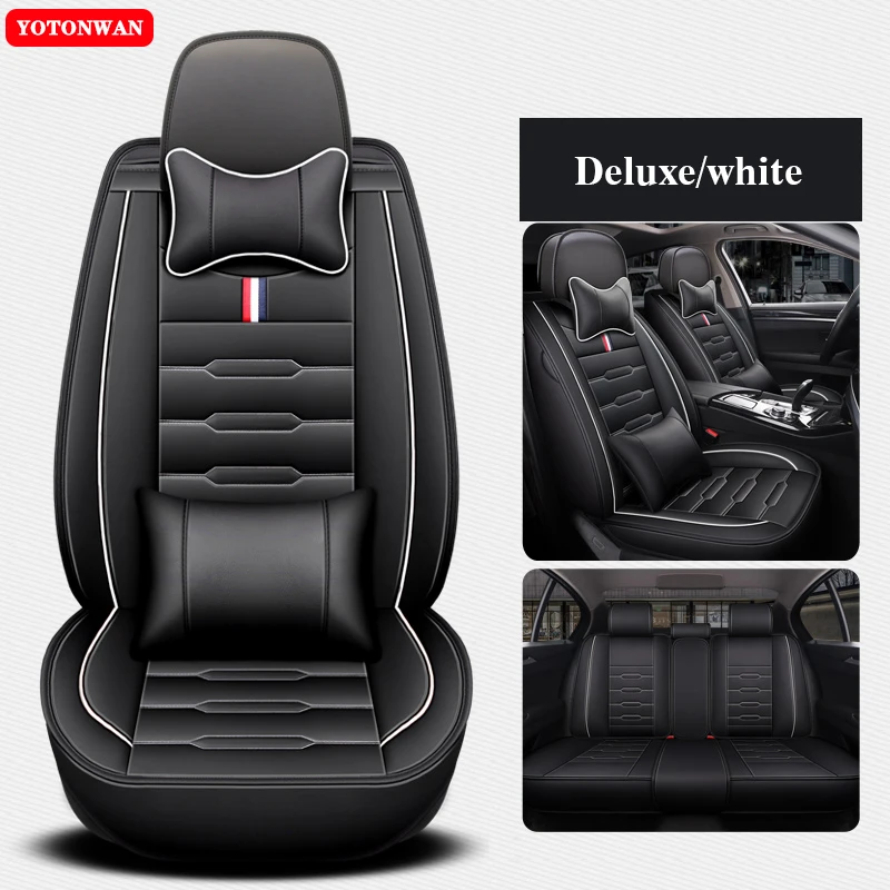 

YOTONWAN High-Quality Universal Leather Car Seat Covers For Chery E5E3 Tiggo3x 5X 7 8 X9 8PLUS Xiaoyao 350RX8i5 Car Accessories