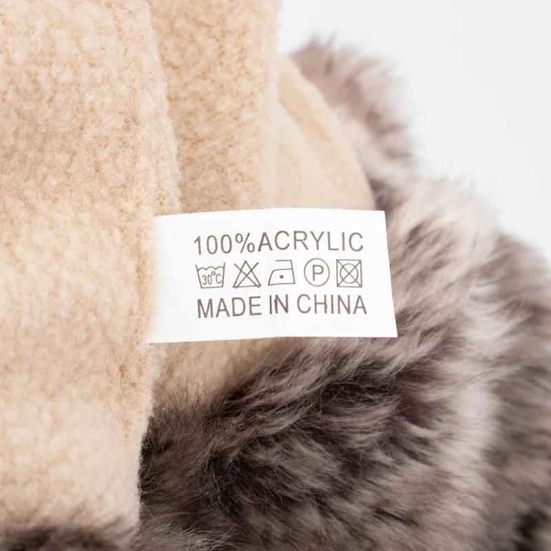 New Winter Hat Bomber Cap Hat Women Men Warm Snow With Fur Pompom Windproof Knitting Earflap Trapper Girl Outdoor Cap Gift