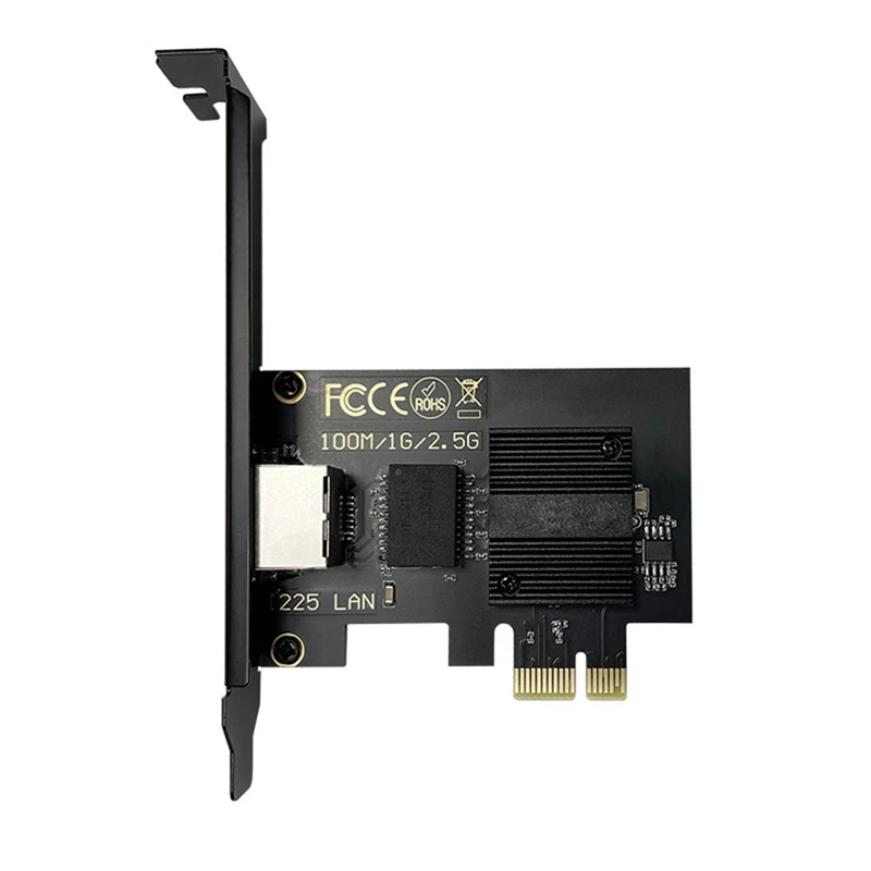 

PG-1225-V Gigabit Ethernet PCI-E Network Card 10/100/2500Mbps 1Gbps/2.5Gbps RJ45 LAN Pcie Adapter For PC