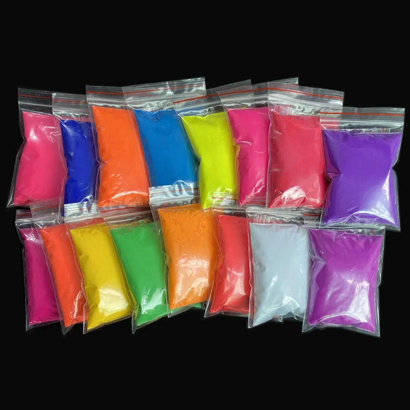 Neon Phosphor Fluorescent Pigment Powder for Nails and Crafts - 20g Bag