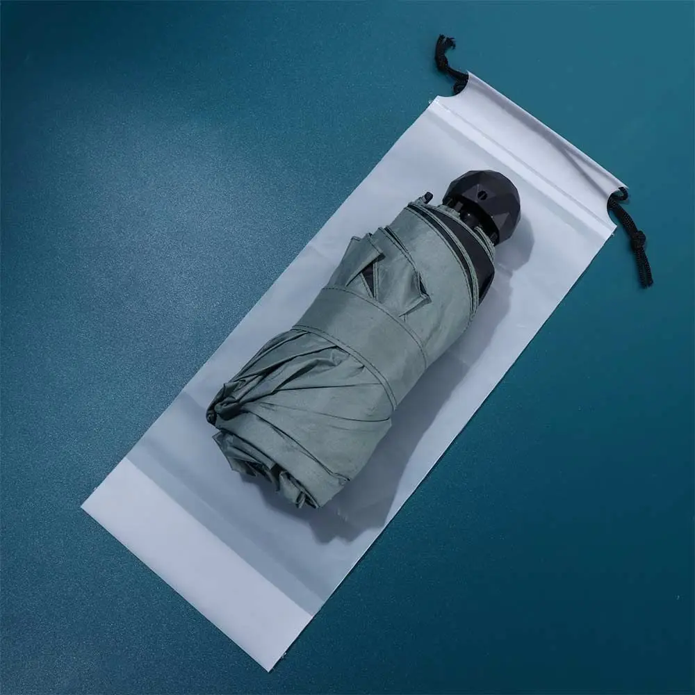 Matte Transparent Drawstring For Home Reusable Accessories Umbrella Packaging Storage Bag Umbrella Cover Storage Cover