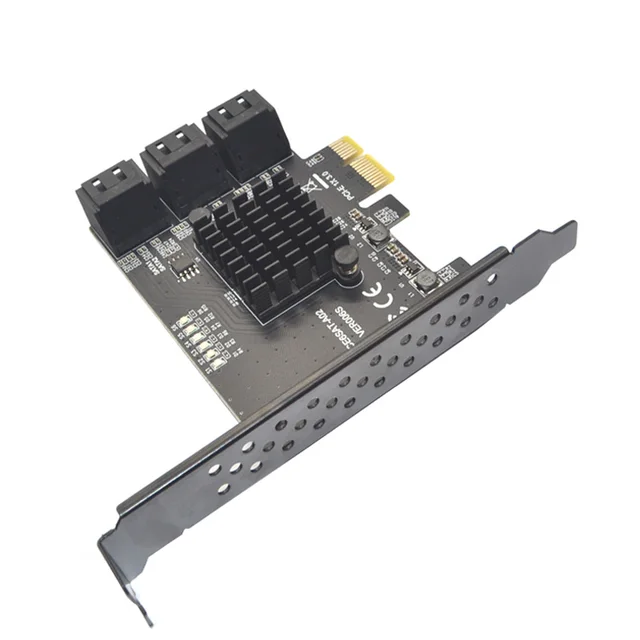 Carte Contrôleur PCI Express Vers Ports SATA III 6Gb/s RAID 0/1  Compatible ST521PMINT