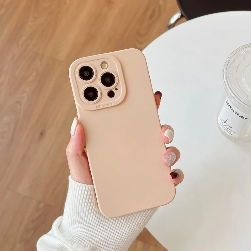 Premium Liquid Silicone Full Cover Phone Case - Sleek and Durable Protection