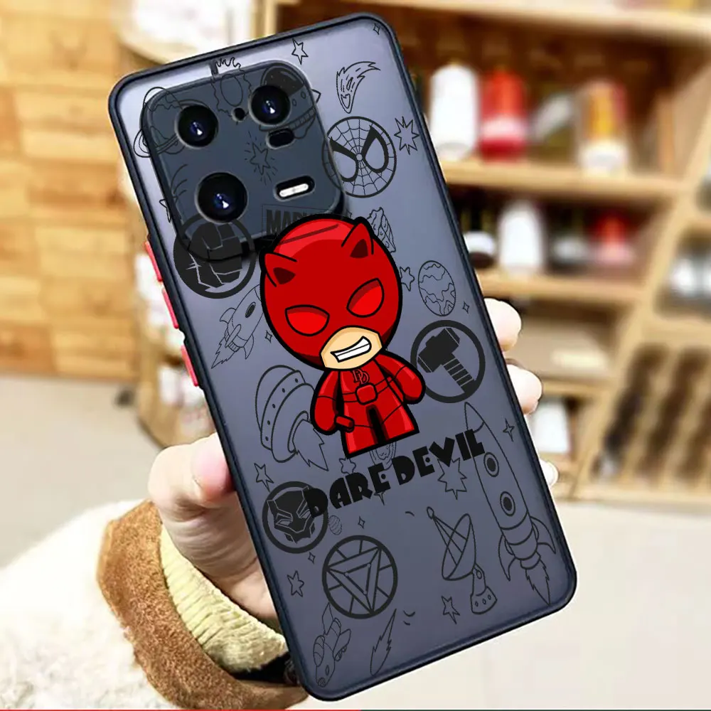 thumbnail image 1 of Funda mate para Xiaomi 13 12 12S 12T 11 11T 10 10T 10S 9 8 6X 5X PRO LITE 5G Funda Coque Shell Marvel Avengers Heroes Space, 1 of 5