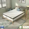 8 Inch Maxima Hybrid Mattress, Full Size, Cooling Gel Infused Memory Foam and Innerspring Mattress, Bed in a Box, White & Gray 3