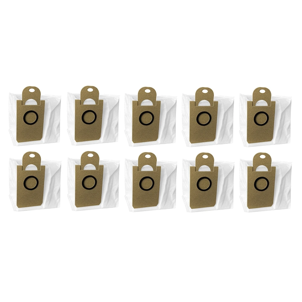 N18R 10PCS M8Pro 로봇 진공청소기용 T10용 재사용 가능한 먼지 봉투..
