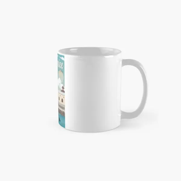 

The Venice Italy Classic Mug Gifts Tea Printed Drinkware Handle Round Cup Coffee Design Image Photo Picture Simple