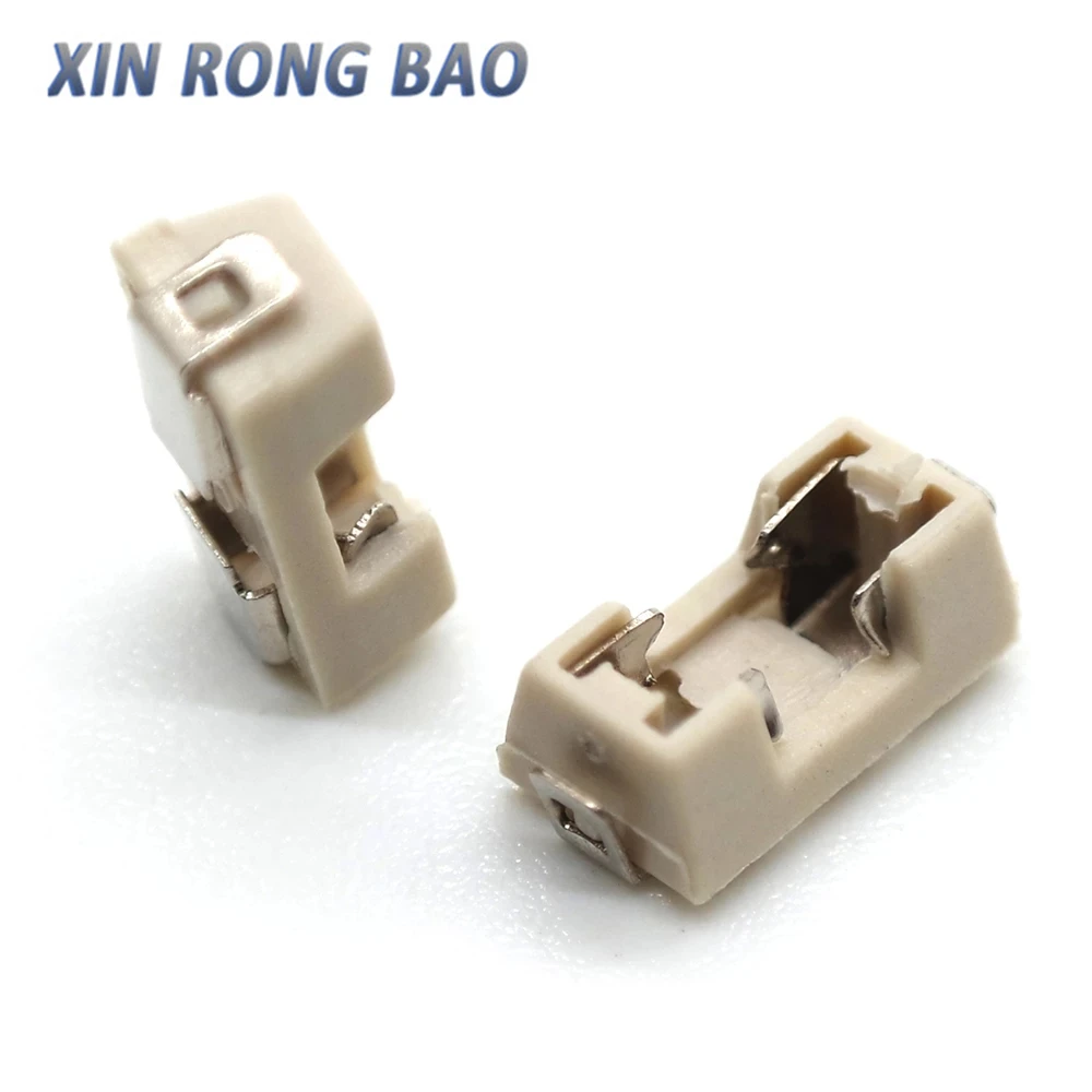 1808 SMD 고속 블로우 퓨즈 퓨즈 홀더 소켓 425 미니 퓨즈 홀더 10*5mm 2410 스퀘어 헤드 퓨즈 홀더 세라믹 퓨즈 홀더