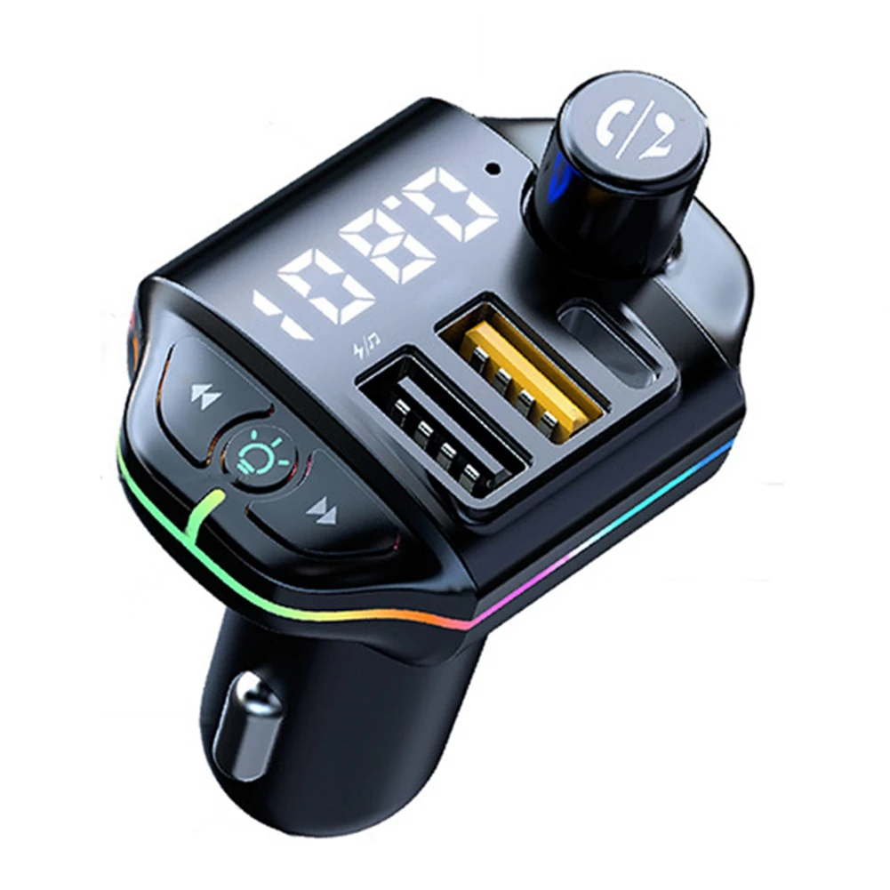 

Автомобильный FM-трансмиттер A10 с Bluetooth 5,0 и двойным USB-портом