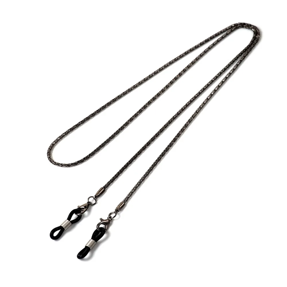 Fashion Non-slip Glasses Chains Hollow Metal Diamond Beads Eyeglass Lanyard Mask Lanyard Reading Glasses Chain Women Men