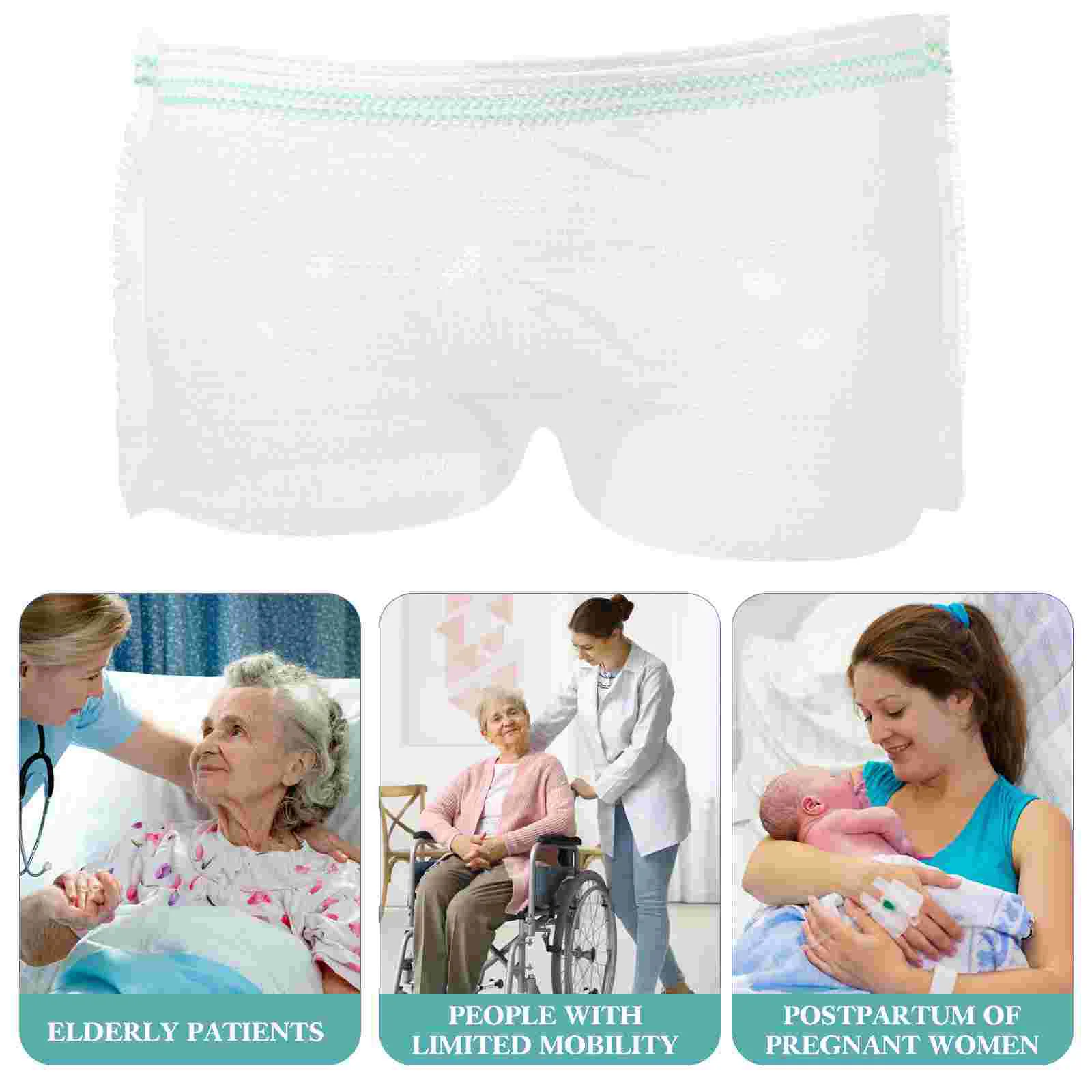 Adult Diaper Washable Reusable Elderly Breathable Non Woven Fabric Elastic Women Pant Briefs