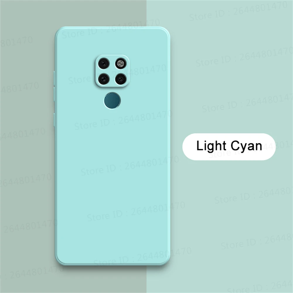 Elegant Soft Candy Silicone Phone Case - Stylish Square Design