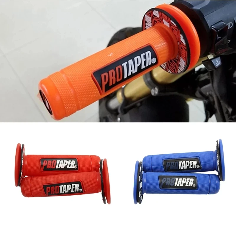 22mm 24mm Universal Colorful Handle Pro Taper Grip Motorcycle Handlebar for Protaper YAMAHA KTM Motocross Moto MX Grip Pit Bike