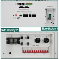 Batterie LiFePO4 AC380V triphasée 48V Powerwall 32KWh 20KWh tout-en-un ESS 51V 628Ah 400Ah avec onduleur 12KW intégré et moniteur WiFi 5