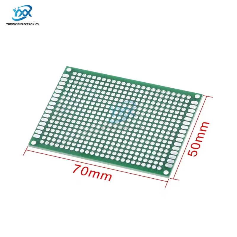 1PCS 단면 PCB 범용 프로토타입 보드 5x7cm 50x70mm 갈색 베이클라이트 퍼프 보드 회로 기판