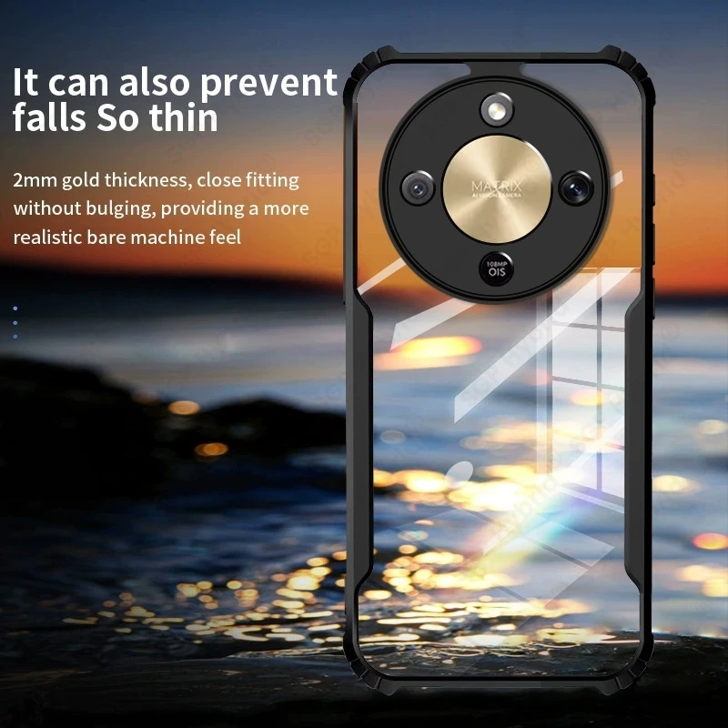 حافظة شفافة من الأكريليك لهاتف Honor X9d HonorX9d...