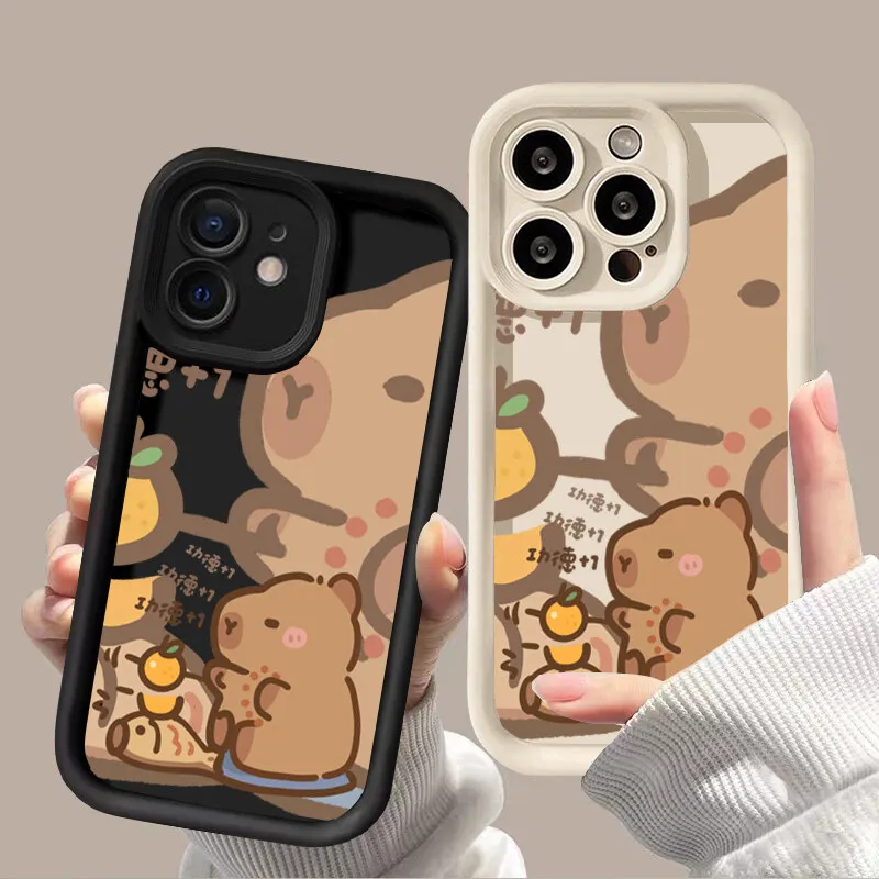 Capybara Shockproof Soft Silicone Phone Case