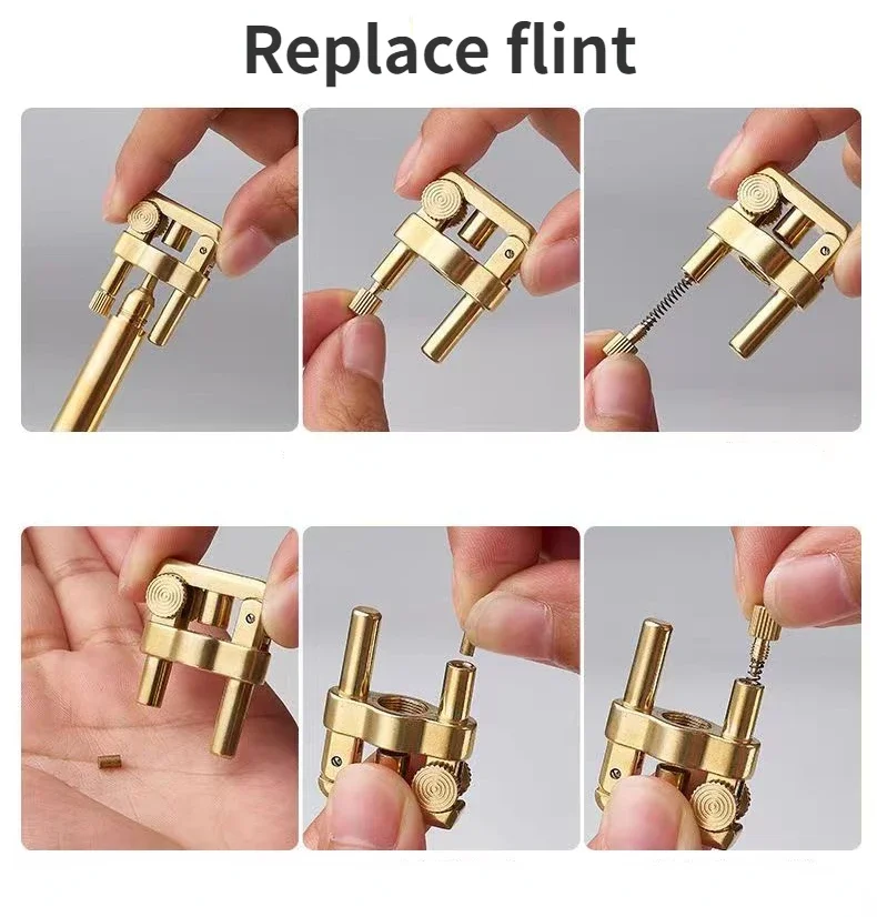 Bold Bamboo Lighter Torch Shaped Retro Kerosene Portable Easy Lighting Anywhere