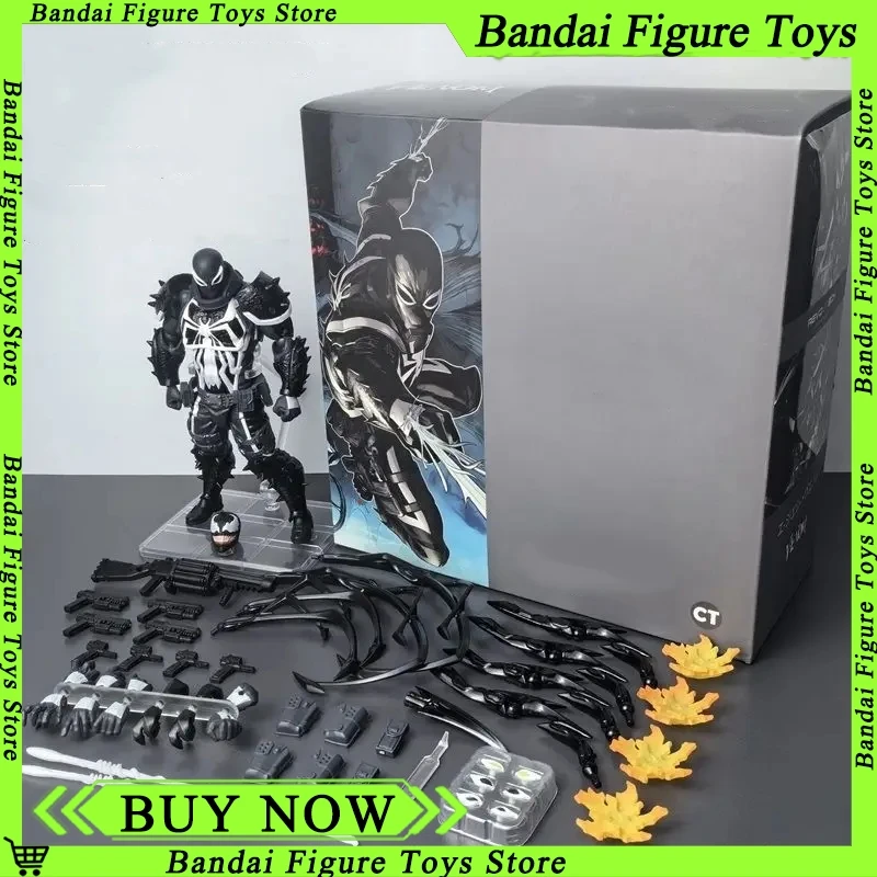 Figura de Acción Agente Venom 2026 Versión CT Kaiyodo, Figura de Anime Marvel de PVC, Coleccionable y Articulada, Modelo Eugene Thompson Ko, Juguete, Regalo