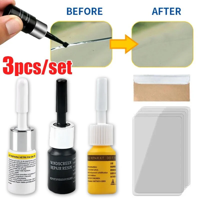Car glass repair DIY Car Windshield Cracked Repair Tool Upgrade Auto Glass Repair Fluid Auto Window Scratch Crack Restore Car Accessories