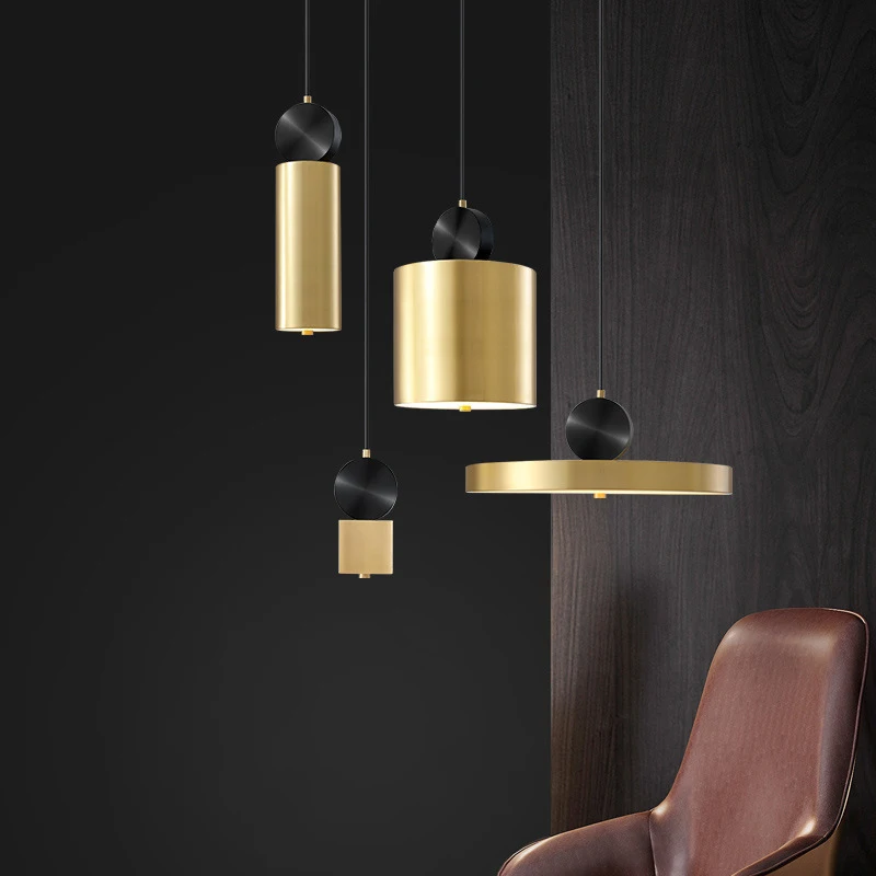 

Modern Minimalist LED Pendant Light Kitchen Dining Room Living Room Industrial Pendant Lamp Indoor Hanglamp Suspension Luminaire