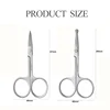 1/2Pcs Makeup Scissors Stainless Steel Eyebrow Nose Hair Scissors Cut Manicure Facial Trimming Small Nail Makeup Beauty Tools 6
