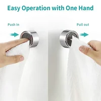 4/1Pcs Self Adhesive Towel Plug Holder Wall Mounted Bathroom Organizers Towel Hooks Storage Rack Kitchen Rags Dishcloth Clips 4