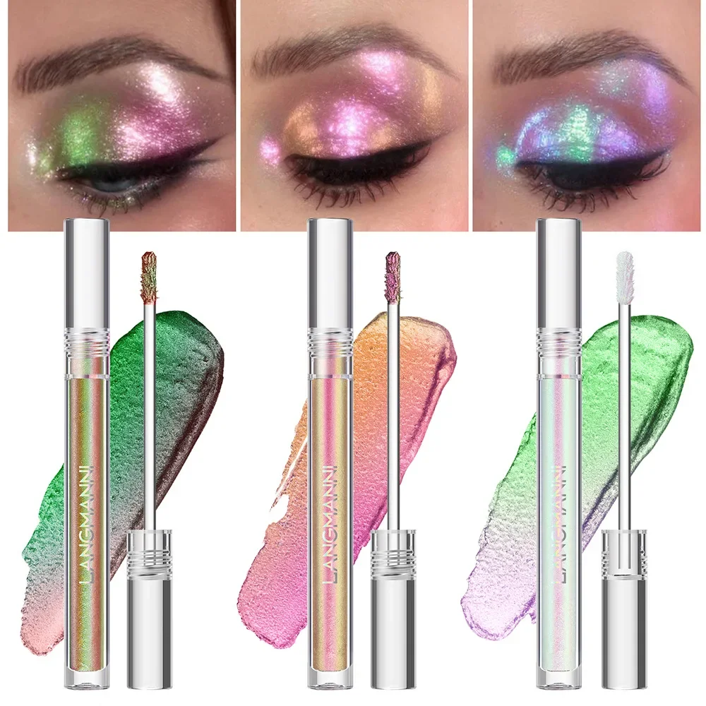 1Pc Chameleon Liquid Eyeshadows Shiny Long Lasting Eye Shadow Duochrome Eyeshadow Fashion High Quality Make Up Art Women Cosmetic