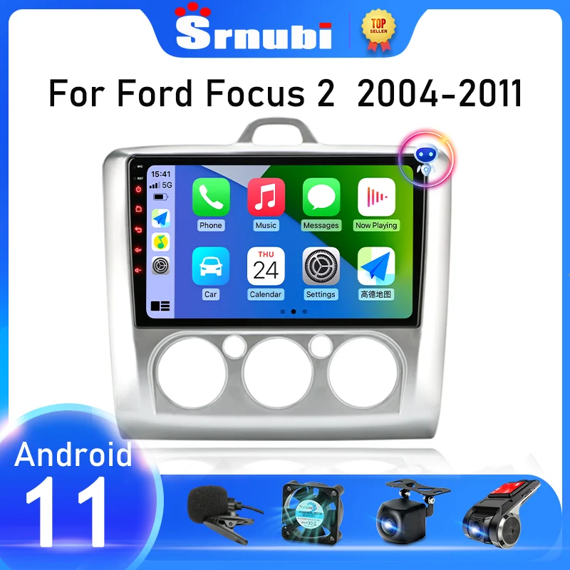 9 Pouces Android Autoradio 2 Din Pour Ford Focus Exi Mt 2 3 Mk2-Mk3 2004-2011 Bluetooth Écran 9 Pouces Android Autoradio 2 Din Pour Ford Focus Exi Mt 2 3 Mk2-Mk3 2004-2011 Bluetooth Écran