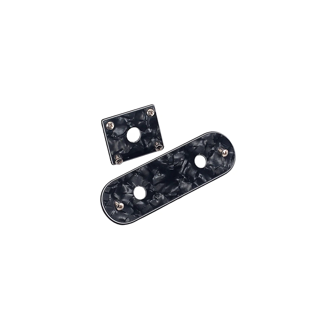 

2pcs Black Pearl Control Plate For Cigar box Guitar