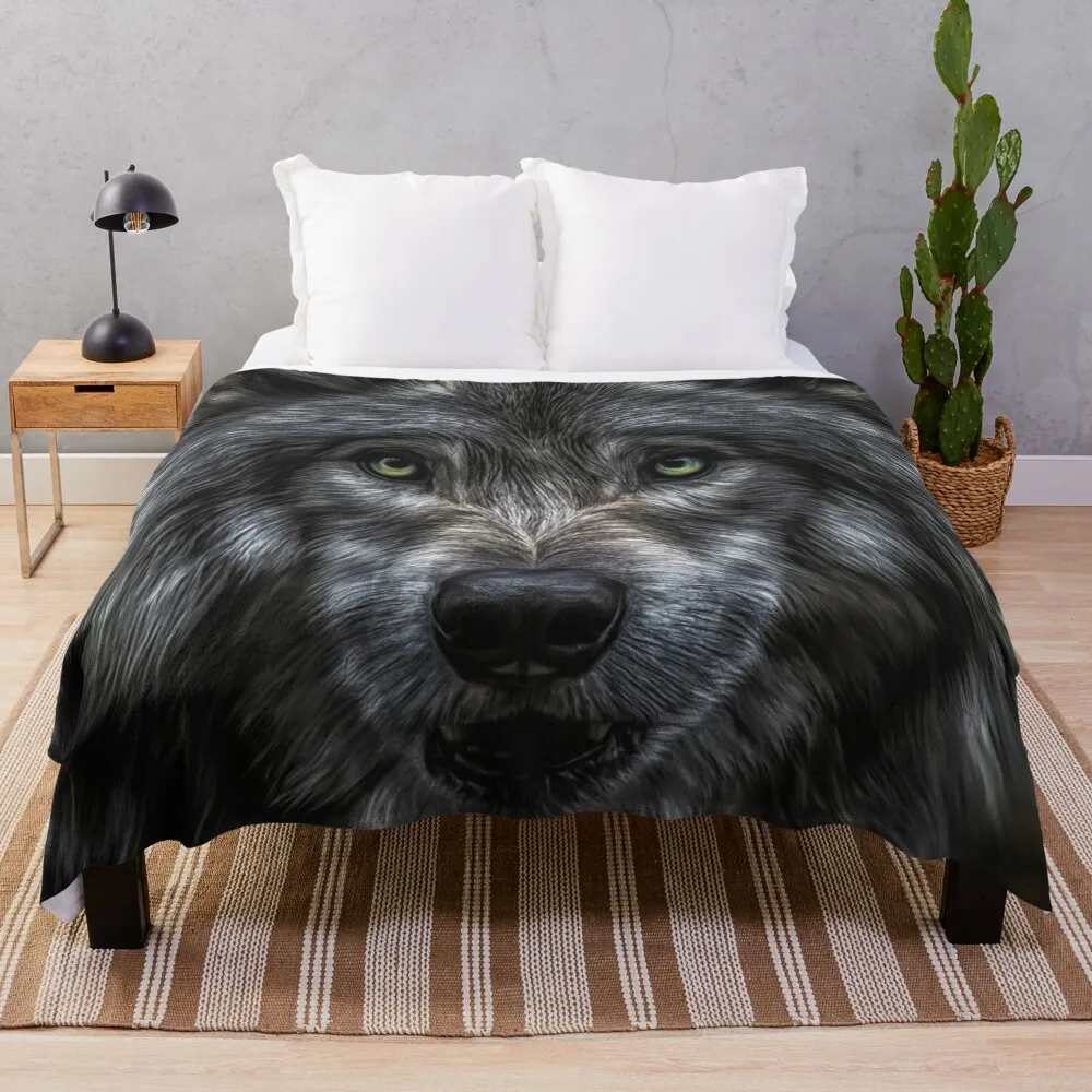 

Wolf Throw Blanket Winter bed blankets Sleeping Bag Blanket Flannels Blanket Shaggy Blanket