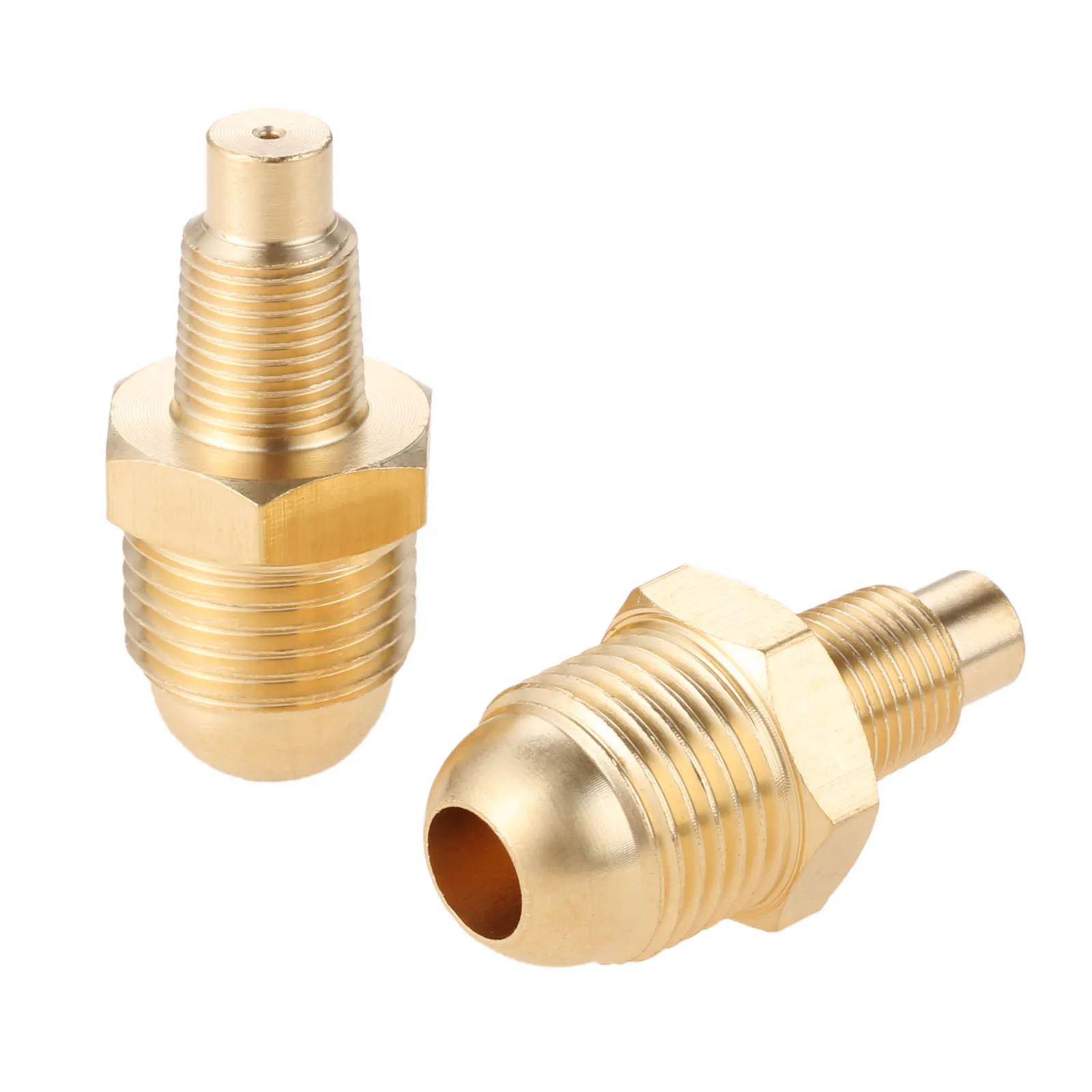 Solid Brass Propane Orifice Connector Tube fits for Casting Cooking Stove Grill Turkey Pot Cooker 3/8