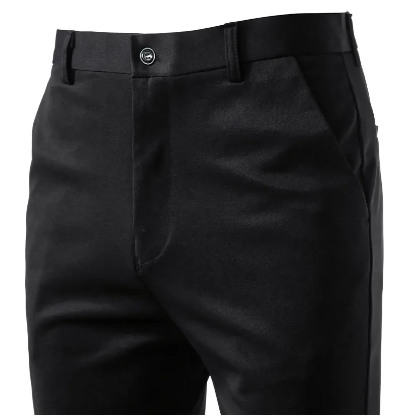 Herren Smart Casual Hosen Dehnbare Leichte Schnelltrocknende Atmungsaktive Freizeithosen Lässige Arbeitshosen für Männer – Detail 7