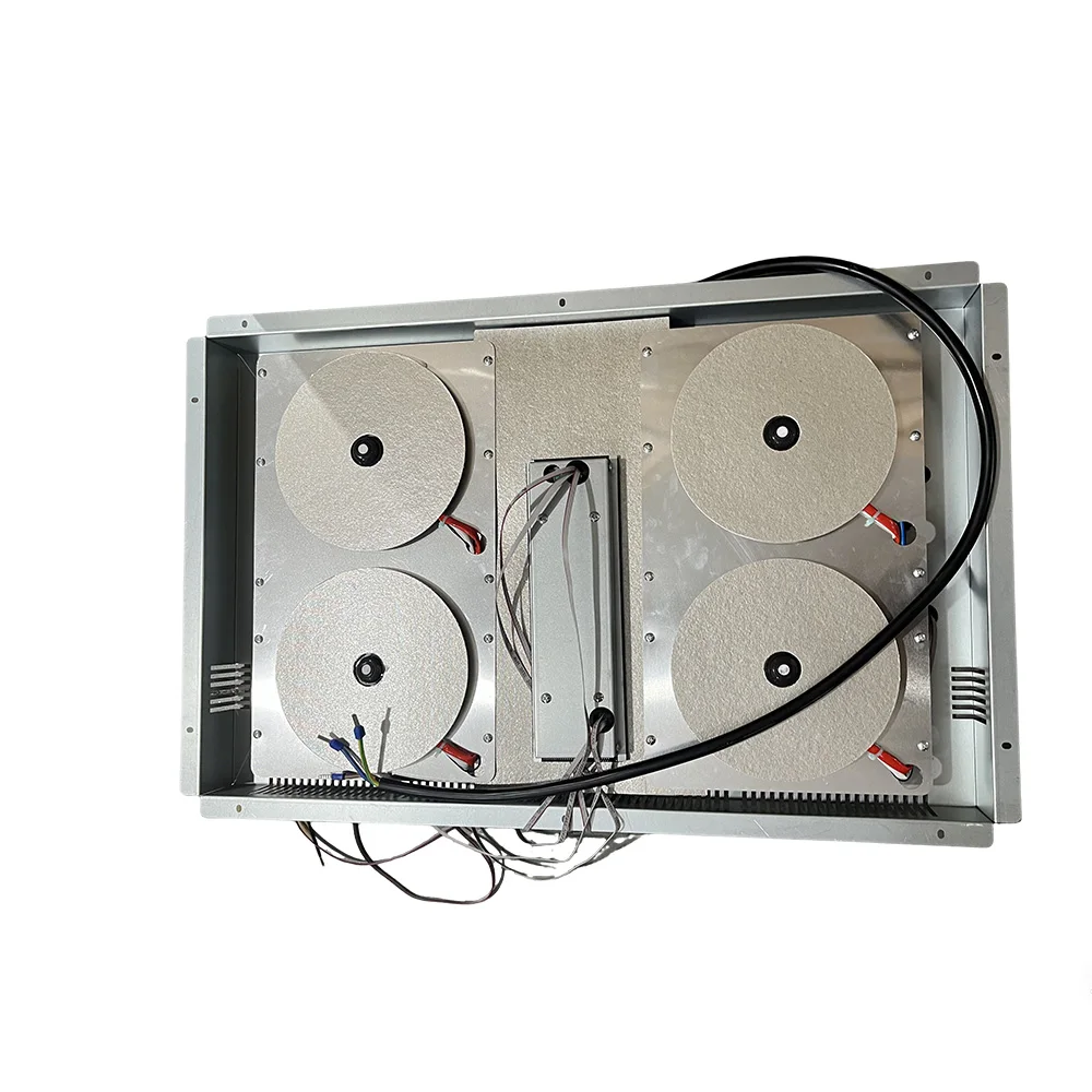 Invisible Built In induction cooker Under Granite Marble Countertop Hidden 4 burner Hob Separated Control