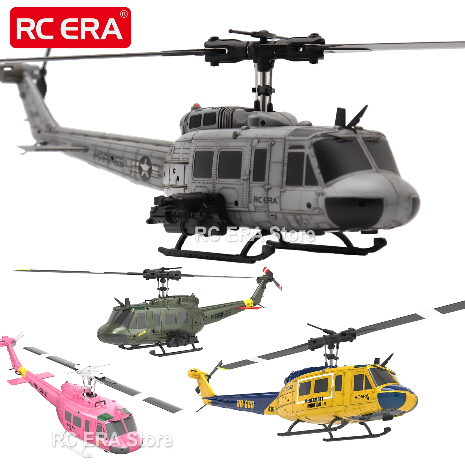 Hélicoptère RC 2.4GHz avec gyroscope 6 axes en vol stationnaire dans un salon