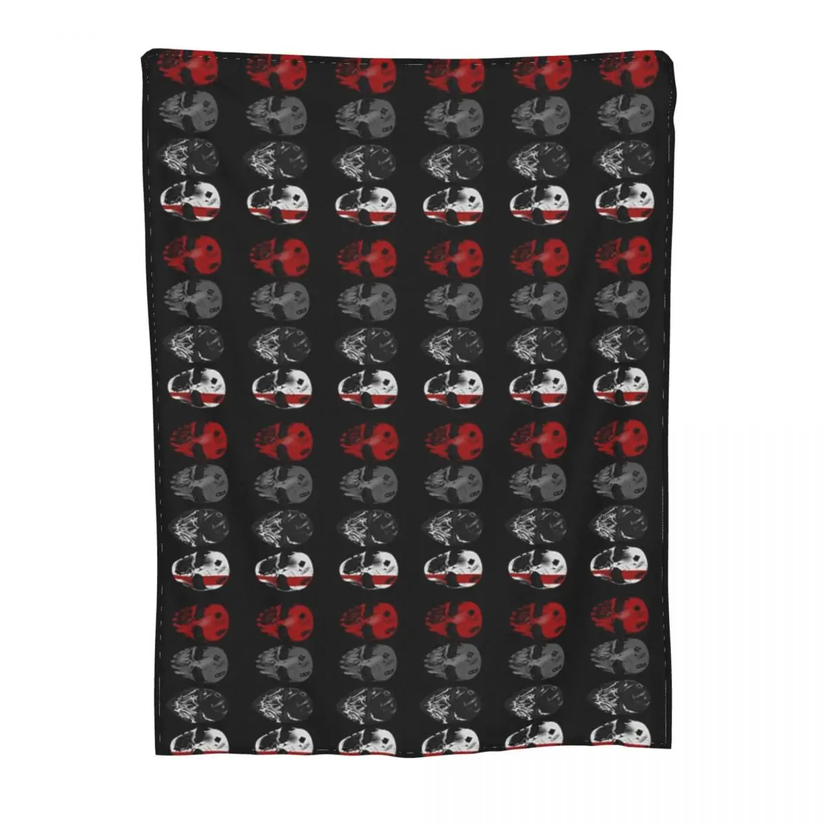 Devils Night Masks Blanket Bedspread On The Bed Throw