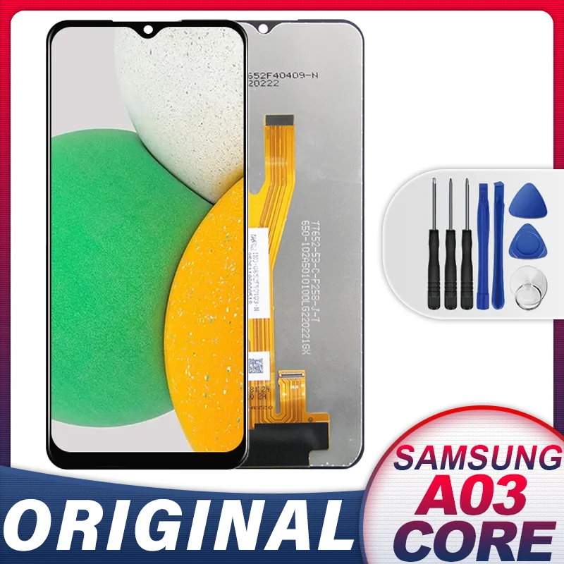 

6.5'' Original For Samsung Galaxy A03 Core LCD Display A032F A032F/DS A032M Touch Screen Replacement Digitizer Assembly