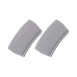 Silicone Pot Handle Grip Pad - Grey & Off - White, Heat Insulating & Non - Slip, Eco - Friendly Material (Grey)