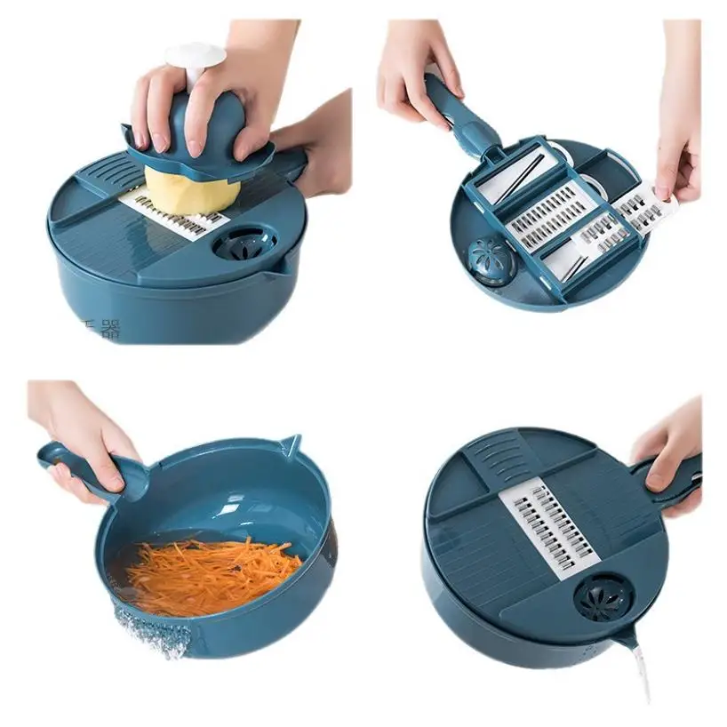 1 Pcs Kitchen Multifunctional Vegetable Slicer Home Silk Scraper Scraper Cut Flower Potato Slice Slicer