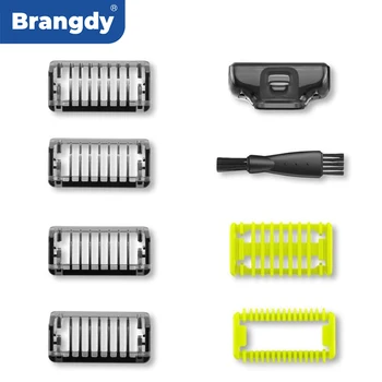 Brangdy Guide Pettine Protezioni per Philips One Blade QP2520 QP2530 QP2620 QP2630 QP6510 QP6520 QP6531 Barba elettrica Trimmer 1