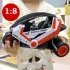 1:8 2.4G Large RC Car Remote Control Stunt Motorcycles Children's Electric Racing Motorbike with Cool Light Toys for Boys Gifts 1
