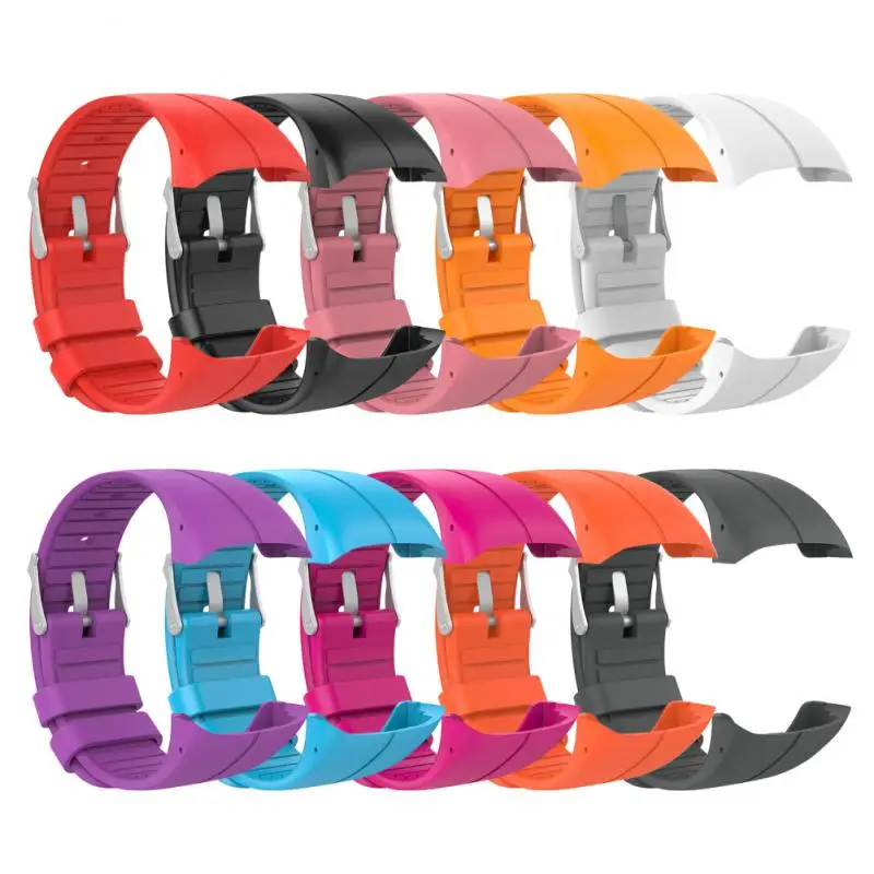 

Silicone Replacement Strap For Polar M400 M430 Watch Band Sports Bracelet Wristbands Smart Watch Accessories Devices Solid Color