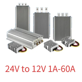 24V to 12V 1A-60A DC DC Converter Step Down Voltage Regulator 24 volt to 12 volt Buck Module Buck Regulator for Cars Solar