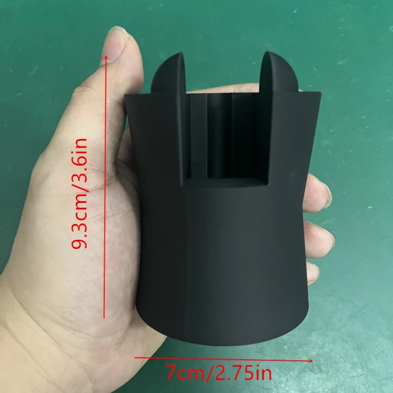권총 컵 홀스터 편리한 자동차 좌석 컵 홀더 총기 컵 홀더 케이스 검정색 플라스틱 아트 보관 및 운송 주최자