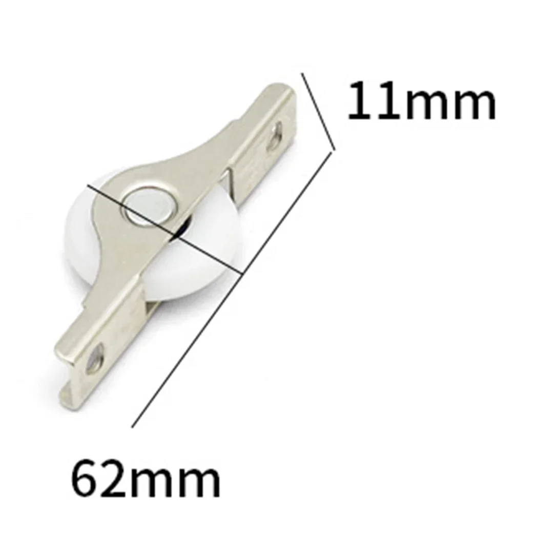 Sliding door roller Sliding door pulley Nylon bearing pulley 6pcs Pulley Cabinet Casement Single Roller for Kitchen Bathroom Wardrobe