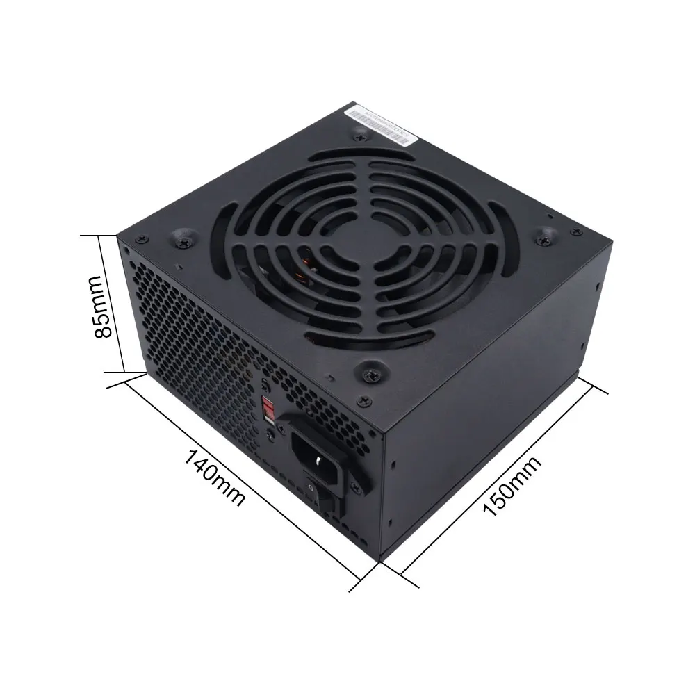700W PC PSU 전원 공급 장치 검정색 게임용 조용한 120mm 팬 24핀 12V ATX ??BTC용 데스크탑 컴퓨터 전원 공급 장치