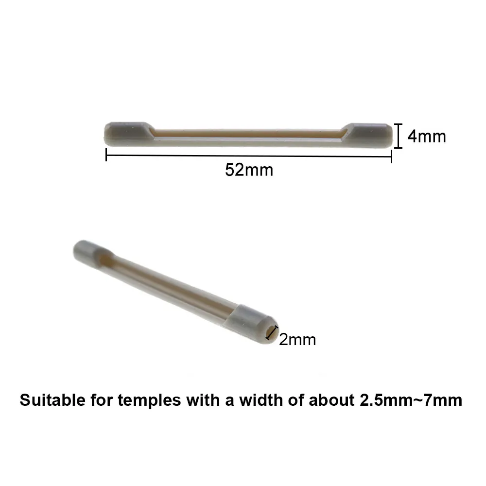 Silicone World Silicone glasses legs nonslip cover Eyewear Anti Slip silicone ear hook temple tip holder eye glasses accessories 6