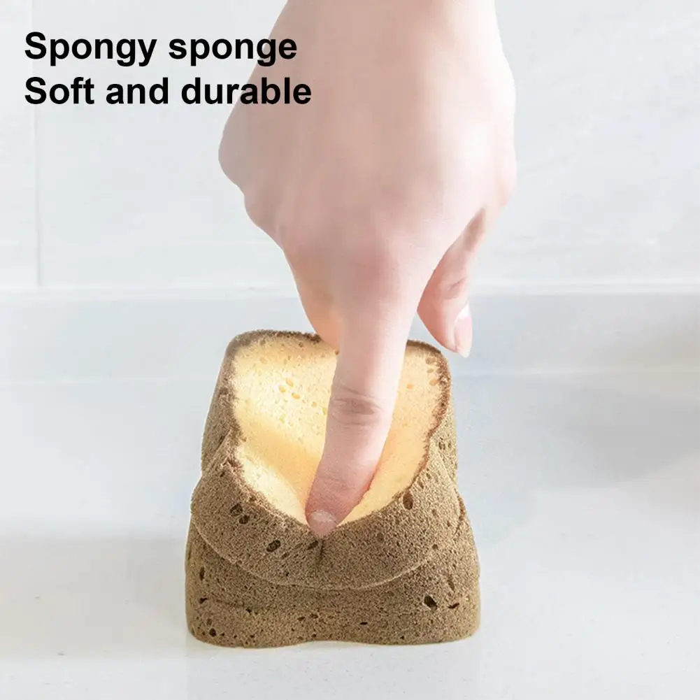 

Durable Anti-deform Toast Bread Shaping Comfortable Texture Sponge Brush Kitchen Utensil Dish Cloth Cleaning Sponge