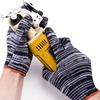 6/12Pairs Work Gloves Stain Resistant Car Maintenance Outdoor Camping Climbing Knitting Breathable Protection Work Gloves 6