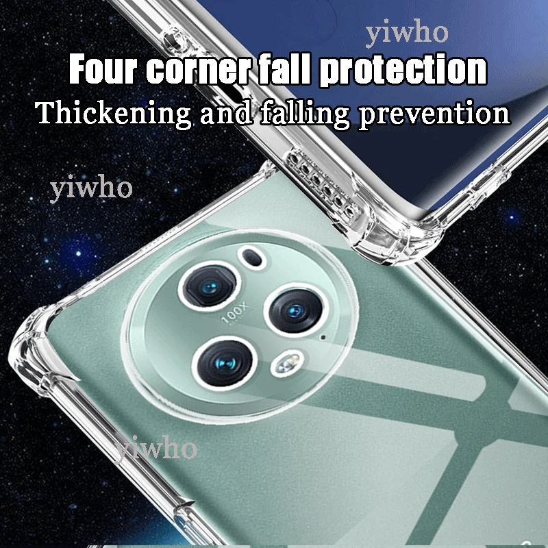 Silicone Soft Clear Phone Case - Transparent Protective Cover